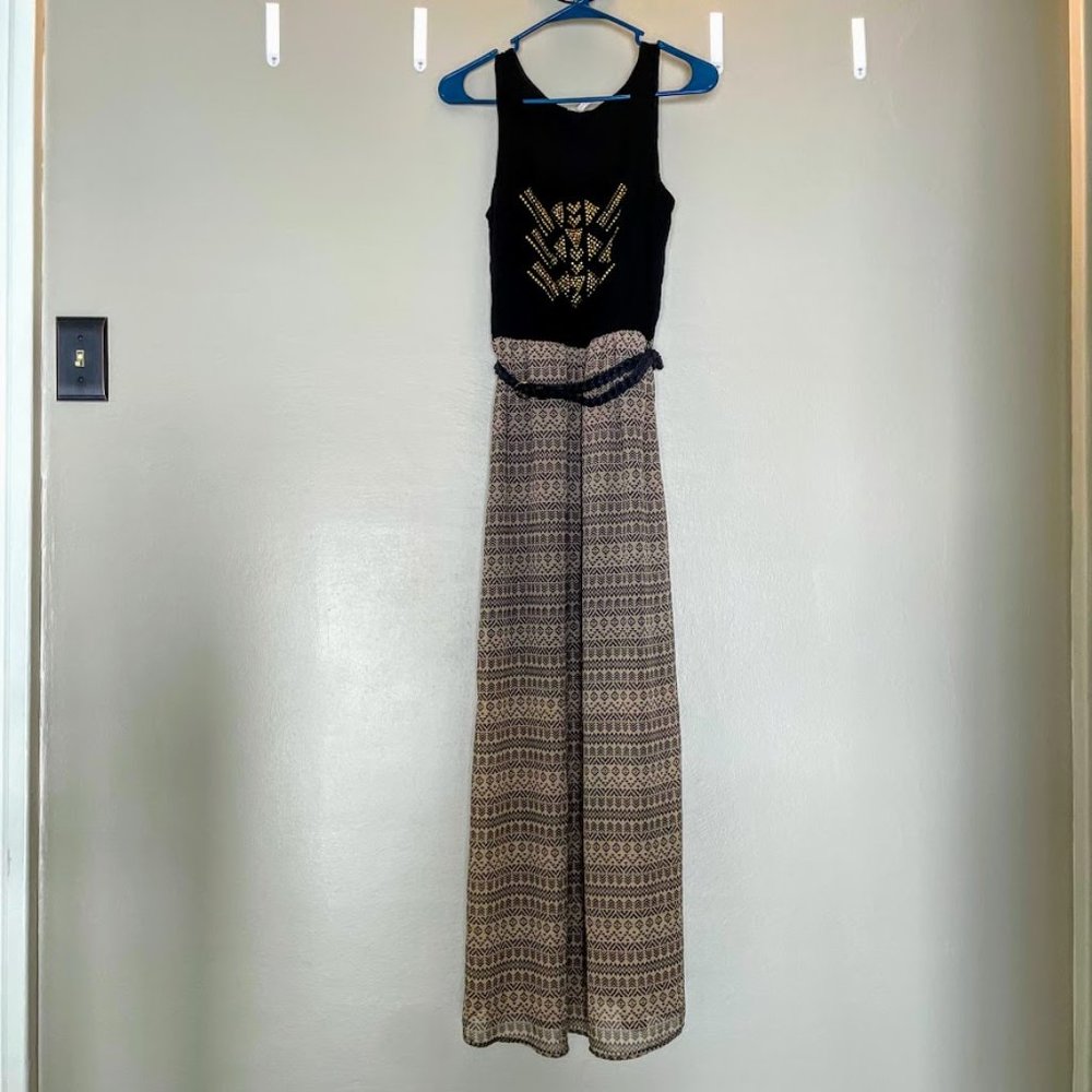 Maxi dress w belt